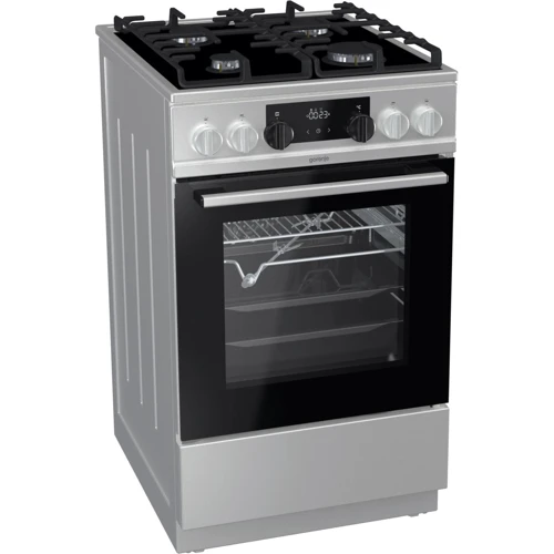 Плита комбинированная Gorenje KC5355XV: Управление механическое, электронное