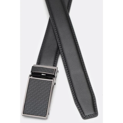 Чоловічий ремінь Borsa Leather чорний (C133-30018-1): Стать Чоловік
