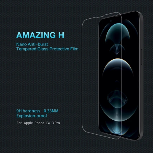 Защитное стекло для iPhone Nillkin Anti-Explosion Glass Screen (H) for iPhone 14 | 13 | 13 Pro фото 6