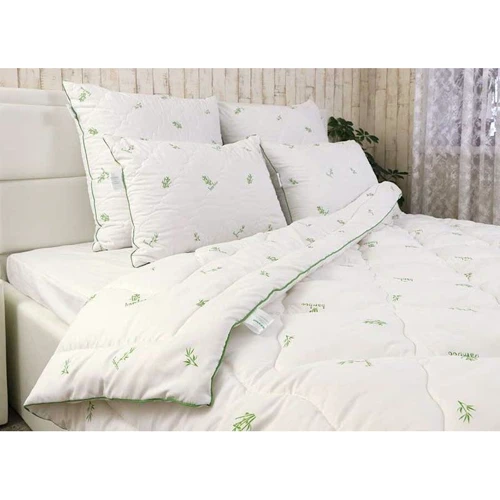 Подушка Руно Bamboo Style бамбуковая 50х70 см (310.52_Bamboo Style): Материал чехла полиэстер