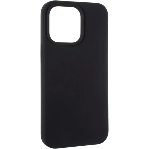 Чехол для iPhone TPU Silicone Case Full Soft Black for iPhone 13 Pro: Цвет черный