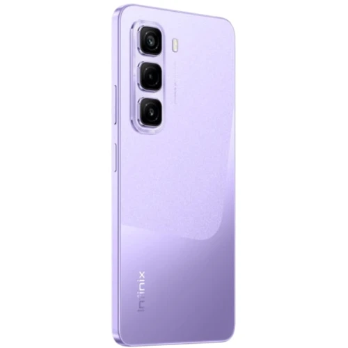 Смартфон Infinix Hot 50 8/128Gb NFC Dreamy Purple (UA UCRF): Камера Тройная 48 МП + 2 МП (f/2.4) + 2 МП / Dual-LED вспышка / HDR / Фронтальная 8 МП + Фронтальная вспышка