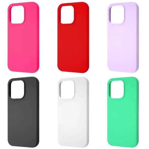 Чехол для iPhone WAVE Full Silicone Cover Red Raspberry for iPhone 15 Pro фото 6