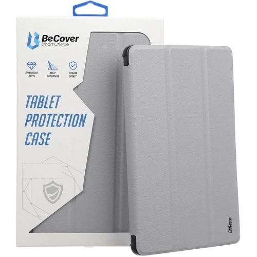 Аксесуар для iPad BeCover Magnetic 360 Rotating with Pencil mount Gray for iPad 10.9 (2022 / 2024) / iPad 11 2025 (708505)