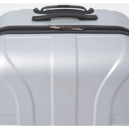 Чемодан Ricco Grande L серебристый (T1ABS550silver-L): Застежка Молния