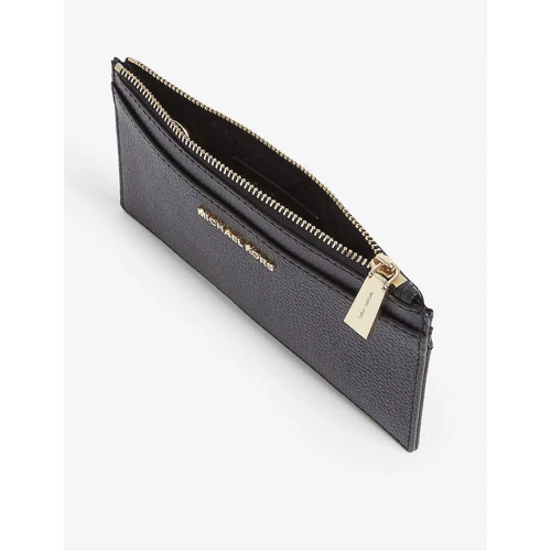 Жіноча ключниця Michael Kors Jet Set Lg Slim Card Case чорна (34F9GF6D7L001): Тип Ключниці
