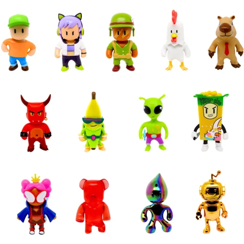 Коллекционная фигурка-сюрприз Stumble Guys W2 (5 см, в дисплее) (SG-30006): Пол Унисекс