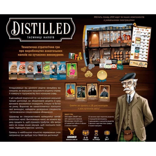 Настільна гра Geekach Games Distilled Таємниці напоїв фото 9