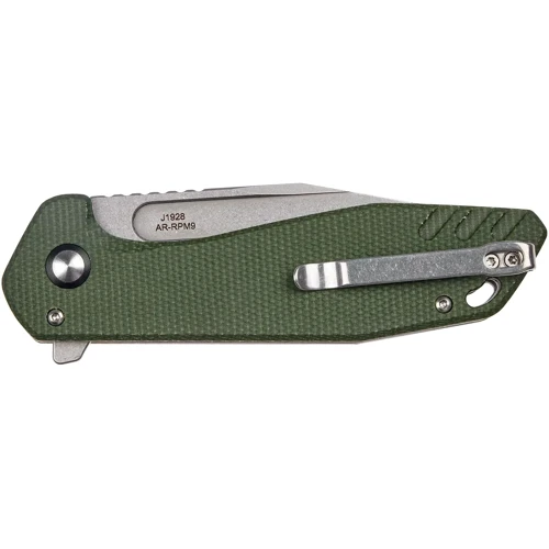 Нож CJRB Riff SW AR-RPM9 Steel Micarta green (2798.03.48): Количество функций 1