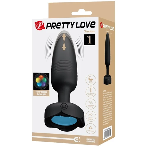 Анальная пробка с вибрацией и подсветкой LYBAILE Pretty Love Tarion 1 (BI-040181)