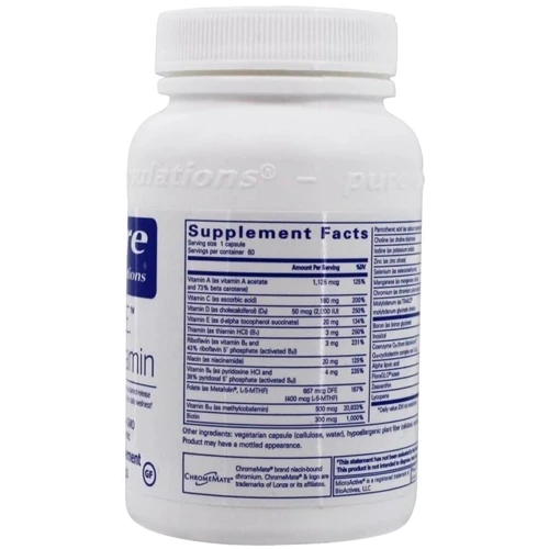Pure Encapsulations ONE Multivitamin, 60 Capsules (PE-11499): Тип Мультивитамины