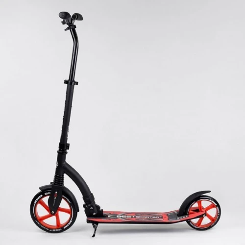 Самокат алюмінієвий Best Scooter червоний (40860): Кількість коліс 2