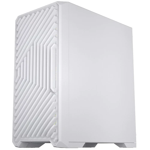 Корпус 1STPLAYER Trilobite T5 White (T5-4F1-W-WH): Материал передней панели Металл и стекло