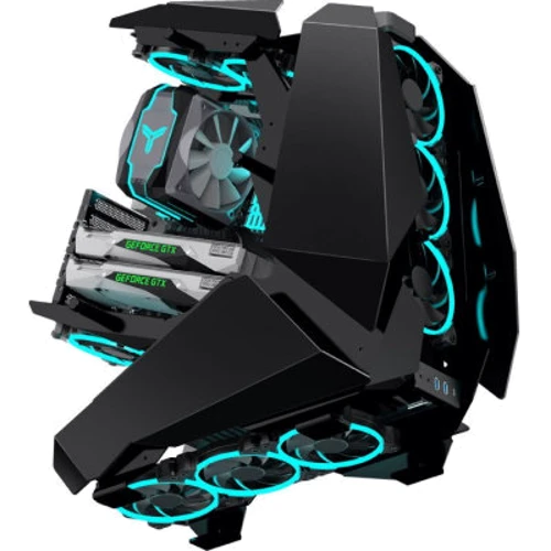 Корпус JONSBO MOD5 Black: Материал передней панели сталь, алюминий