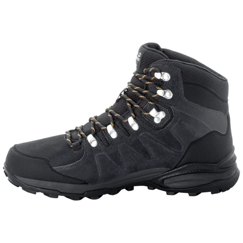 Ботинки Jack Wolfskin Refugio Texapore Mid M 4049841-6357 43 темно-серые натуральная замша зимние фото 2