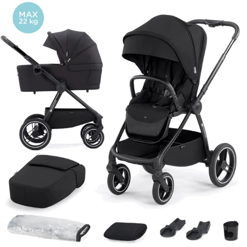 Універсальний візочок 2 в 1 Kinderkraft Nea Midnight Black (KSNEA000BLK2000)