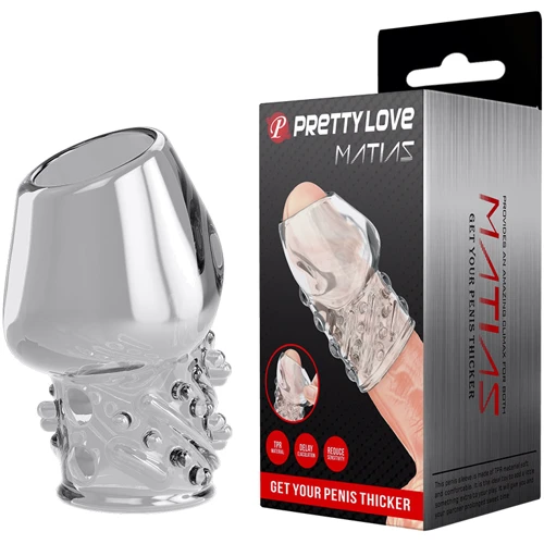 Насадка на член LYBAILE Pretty Love Matias Penis Thicker Transparent