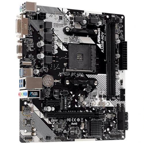 ASRock A320M-HDV_R4.0: Разъемы на задней панели USB 3.0 (USB 3.1 Gen 1)