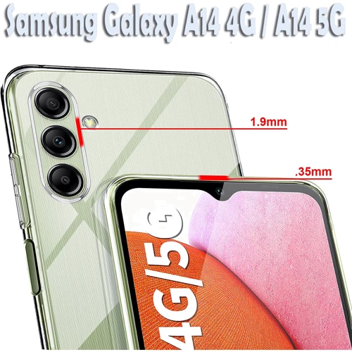 Чехол для телефонов BeCover TPU Case Transparancy for Samsung A145 Galaxy A14 4G / A146 Galaxy A14 5G (708971)