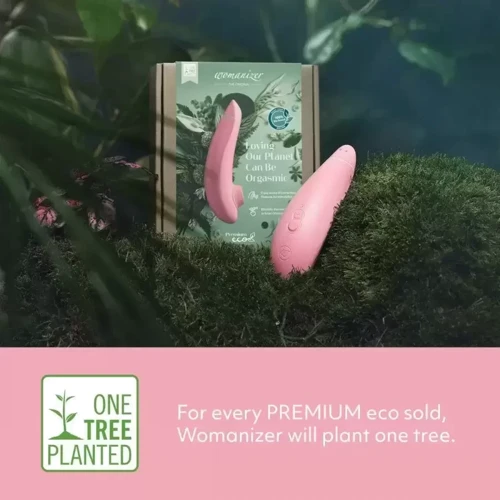 Клиторальный стимулятор Womanizer Premium Eco rose