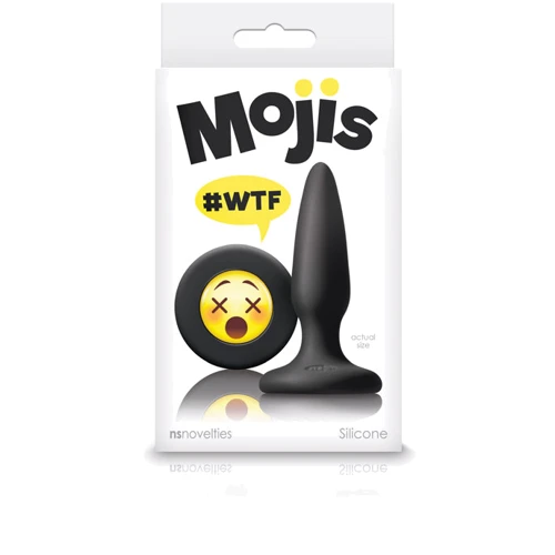 NSNovelties Mojis Plug #WTF пробка анальная 7x2 см, черный