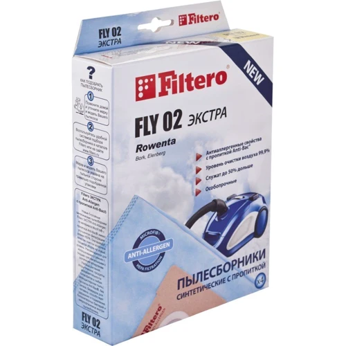 Мешок-пылесборник Эконом Filtero FLY02 (4)