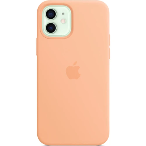 Чохол для iPhone Apple Silicone Case with MagSafe Cantaloupe (MK023) for iPhone 12 / iPhone 12 Pro: Матеріали силікон
