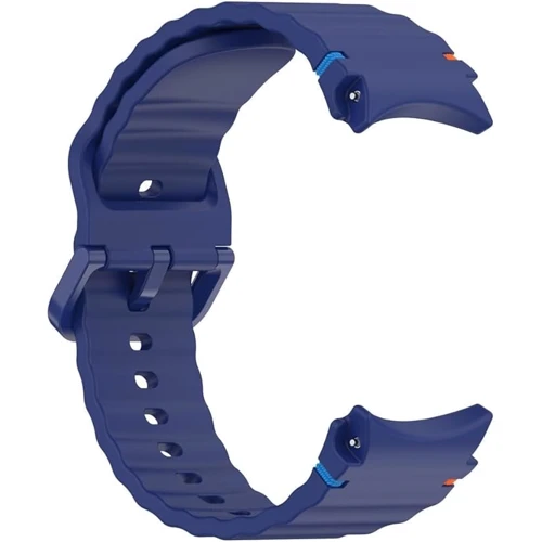 BeCover Strap Ribbed Tape Deep Blue для Samsung Galaxy Watch (20mm) 4 40mm-44mm/5 40-44mm/6 40-44mm/7 40-44mm (712040) фото 6