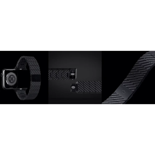 Аксессуар для Watch Pitaka Modern Carbon Fiber Black/Grey (AWB1003) for Apple Watch 42/44/45/49mm фото 5