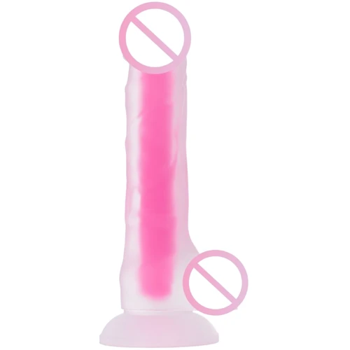 Фаллоимитатор Toyfa Beyond Peter Glow Pink (светится в темноте)