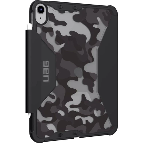 Аксесуар для iPad Urban Armor Gear UAG PLYO SE Black Midnight Camo for iPad 10.9 (2022 / 2024) / iPad 11 2025 (123392114361): Особливості Складається в підставку, відділення для стілусу, Надійний захист від подряпин і забруднень, захист спереду, ззаду та в кутах, режим автопробудження/сну