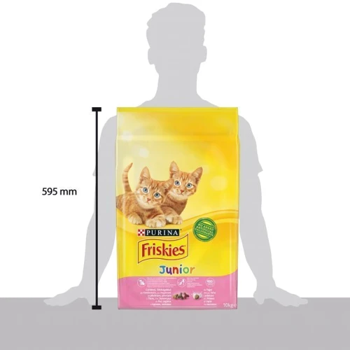 Сухий корм для кошенят Friskies Junior з куркою, молоком та овочами 10 кг (5997204512413): Порода Все породы