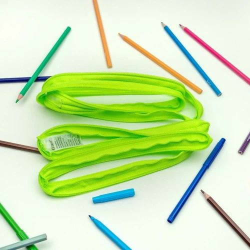 Пенал ZIPIT Neon Radiant Lime лаймовый (ZT-NN-1): Количество отделений 1