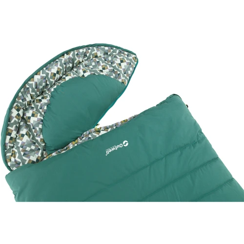 Спальный мешок Outwell Camper Supreme/-9°C Petrol Blue Left (230352): Ширина в плечах 90 см
