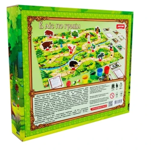 Настольная игра Artos games В лес по грибы (укр) (21359): Производитель Artos Games