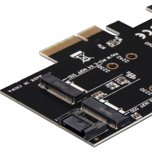Frime PCI-E x4 to M.2 (B&M Key) NGFF (ECF-PCIEtoSSD001.LP): Інтерфейс підключення PCI-E