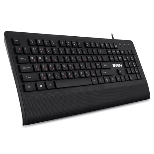 Клавиатура Sven KB-E5500 Black: Интерфейс подключения USB