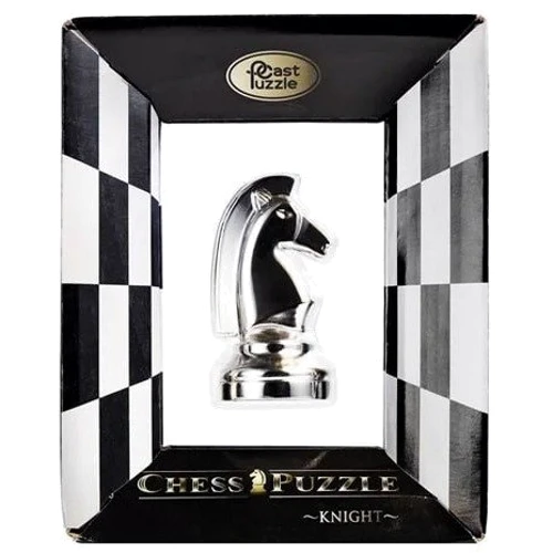 Металева головоломка Cast Puzzle Кінь, Chess Puzzles silver (473683): Вид головоломка