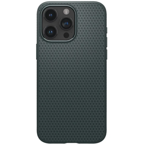 Чехол для iPhone Spigen Liquid Air Abyss Green (ACS06564) for iPhone 15 Pro Max: Цвет зеленый