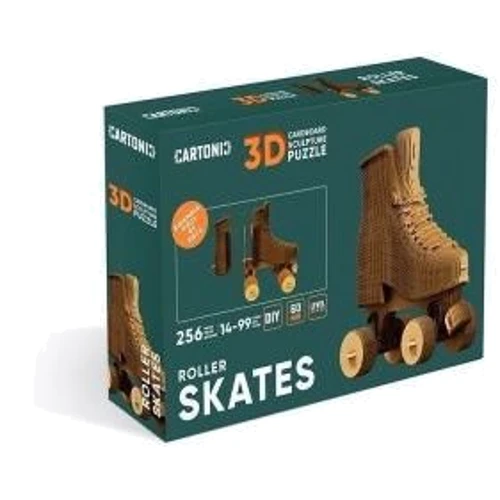Картонный конструктор Cartonic 3D Puzzle Roller skates