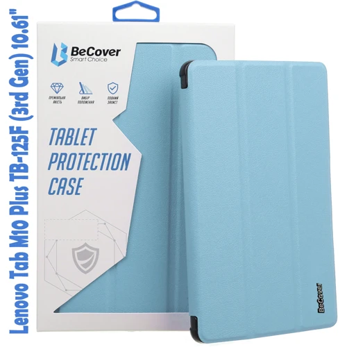 Аксесуар для планшетних ПК BeCover Smart Case Light Blue for Lenovo Tab M10 Plus TB-125F (3rd Gen)/K10 Pro TB-226 10.61" (708310) фото 9