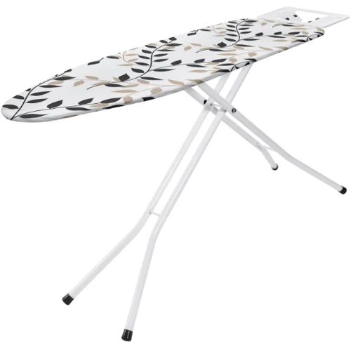 Гладильная доска Casa Si Superstandard Basic White/Black Leaves 120x38 см (CS95150E166)