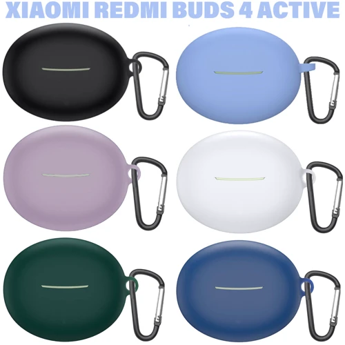 Чехол BeCover Silicon Case Black for Xiaomi Redmi Buds 4 Active (710176): Особенности С карабином