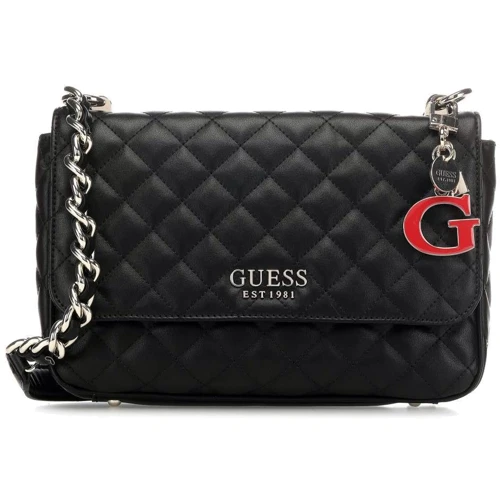 Женская сумка через плечо Guess Melise Shoulder Bag черная (HWVG7667200-BLA)