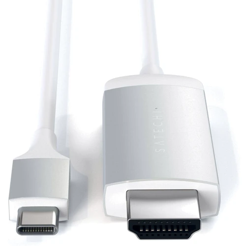 Кабель Satechi Cable USB-C to HDMI 4K 1.8m Silver (ST-CHDMIS) фото 4