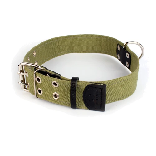 Ошейник Collar х/б тесьма ш 45мм, д 56-71см: Цвет зеленый