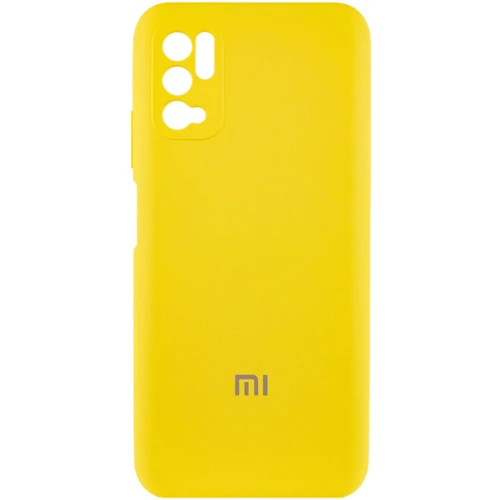 Чехол для телефонов Mobile Case Silicone Cover Shield Camera Yellow for Xiaomi Redmi Note 10 5G / Poco M3 Pro / Poco M3 Pro 5G