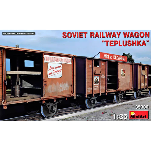 Железнодорожный вагон MINIART Теплушка MA35300
