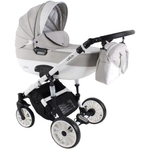 Универсальная коляска 3 в 1 Adbor Ottis WHITE Ow-03