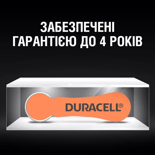 Батарейки Duracell для слуховых аппаратов размер 13, 6 шт. фото 7